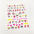 Cartoon The Powerpuff Girls Relief Nail Stickers Nail Art Decorative Accessories SUPER BABY. 