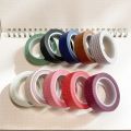 10M Grid Washi Tape Checkered Simple Masking Tape Sticker DIY Adhesive Tape Scrapbook Decorative Label Sticker.