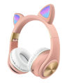 New Cute Luminous Cat Ear Over-the-Ear Wireless Bluetooth Gaming Headset Cross-border E-commerce New Headset M1. 