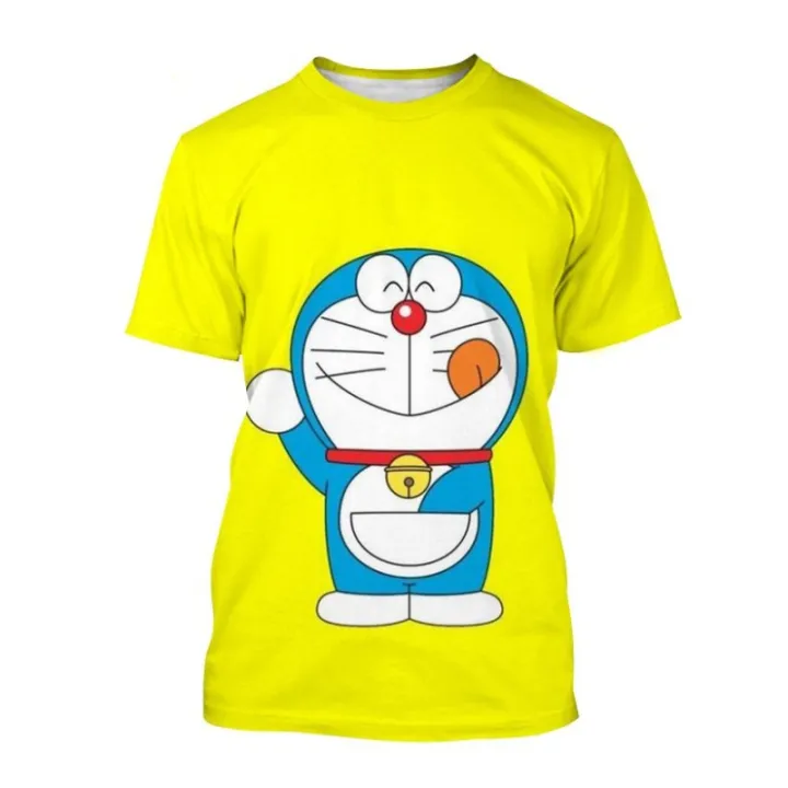 New%20cartoon%20character%20Mo%20Doraemon%20pattern%203D%20printing%20Doraemon%20T-shirt%20casual%20shirt%20hip-hop%20round%20neck%20top%20-%20Image%205