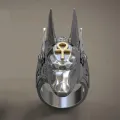 Ancient Egyptian Ring for Men Jackal Head Egypt Mens Ring Jewelry Rock Gift. 