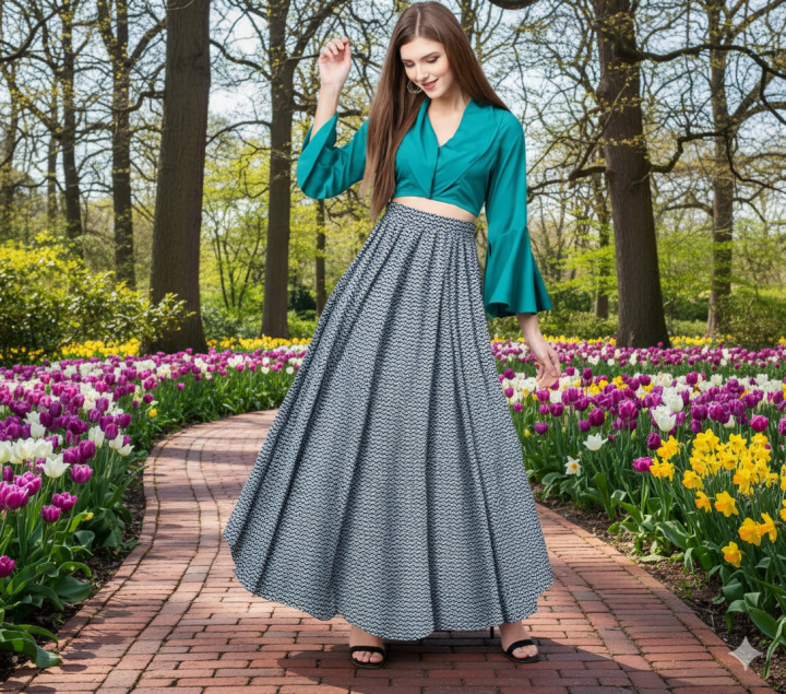 Regular%20Use%20Long%20Skirt%20For%20Ladies%20/%20Girls%20-%20Image%205
