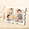 Creative Sangong Grid Photo Frame Photo Customization Simple Crystal Table Decoration Photo Frame Recommended Life Photo Family Photo Baby Photo. 