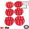 VHB Double Sided Foam Tape Adhesive Sticker 50mm Round Round Circle Heavy Duty Mounting Glue Pad for Wall, Car, Home Decor & Gadgets - 1.2mm Thick Heat Resistant High Strength - TechLimb.