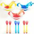 Baby Suction Feeding Bowl with Spoon Bowl 1 Set Multicolor. 