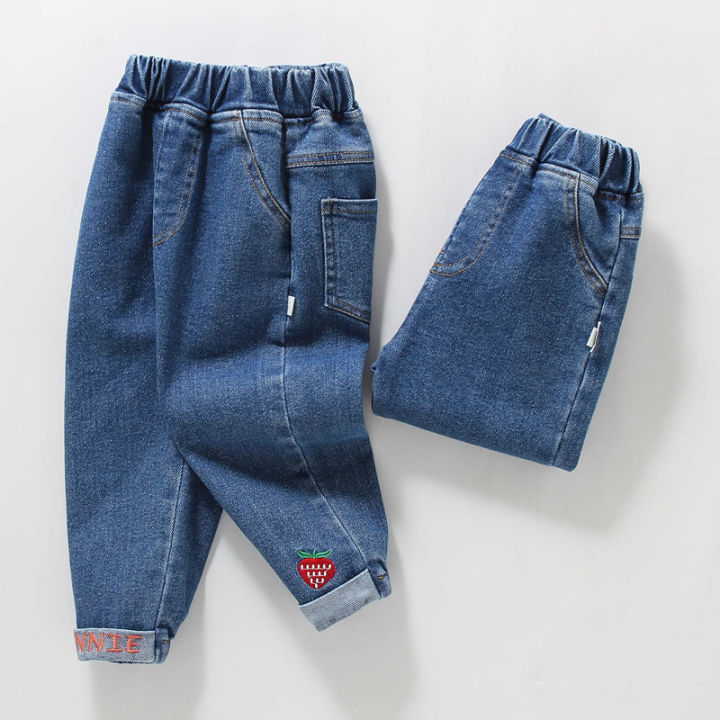 Spring%20and%20autumn%20new%20girls%20jeans%203%20years%20old%205%20foreign%20style%20children%20loose%20wear%20children's%20baby%20pants%20tide%20-%20Image%202