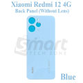 For Xiaomi Redmi 12 4G Side Frame + Back Panel Housing + Camera Glass Back shell Replacement Spare Parts.