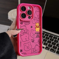 Disney Winnie Pooh Fat Cute Phone Case For iPhone 15 14 Pro Max 13 12 11 Pro XS Max X XR 7 8 15 Plus SE 2020 Soft Silicone Cover.