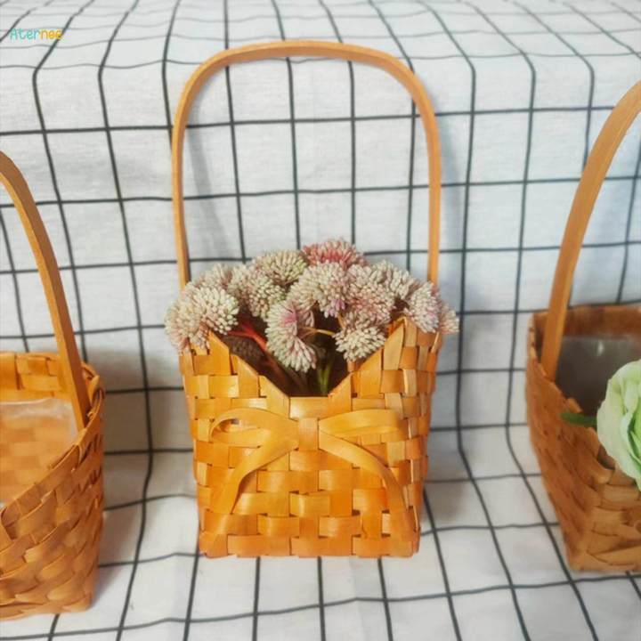 Flower%20Basket%20Woven%20Baskets%20Handwoven%20Crafts%20Elegant%20Flower%20Organizer%20Farmhouse%20Wood%20Storage%20Basket%20for%20Garden%20Banquet%20Bedroom%20Home%20Decor%20-%20Image%202