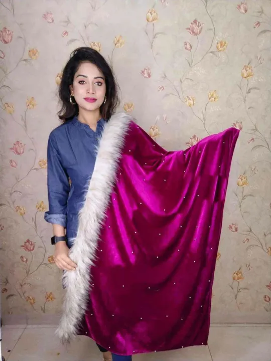 Velvet%20Shawls%20For%20Women%20Fabric%20With%20Stone%20Work%20-%20Image%208
