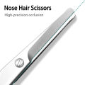 Facial Hair Scissors For Men Women, Stainless Steel Eyebrow Trimmer Nose Hair Cutting Scissors.