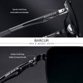 BARCUR Pilot Style Metal Frame Brand Sunglasses Men HD Polarized Women Shades Driving Sun Glasses Mirror UV400.