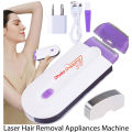 Rechargeable Laser Hair Removal Appliances Machine / Smooth Skin Painless Hair Eraser - Bix Super Shop.