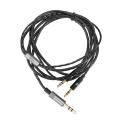 3.5mm Port Headset Audio Cable Cord Upgrade Replacement For SOL Republic Black.