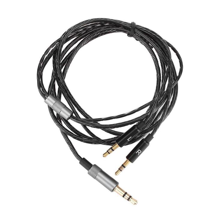 3.5mm Port Headset Audio Cable Cord Upgrade Replacement For SOL Republic Black