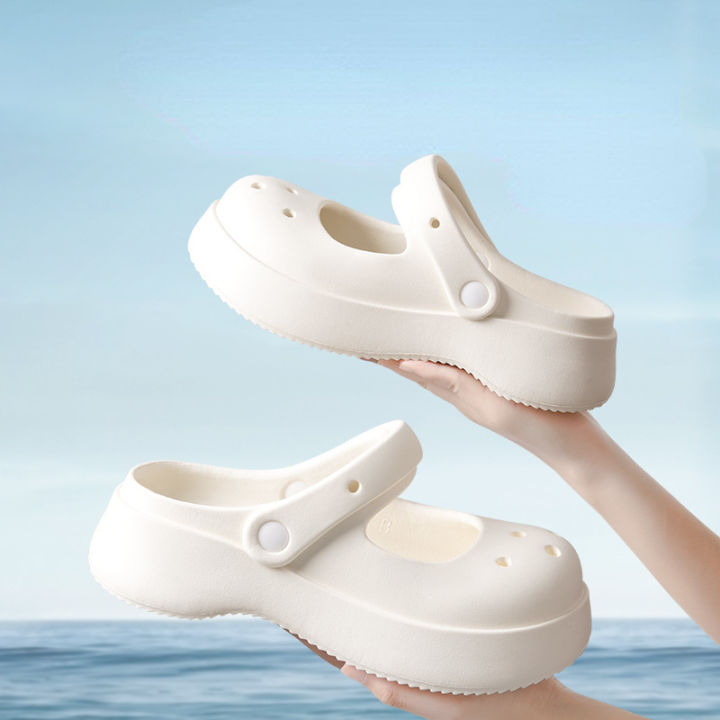 Summer%20Clogs%20slippers%20Women%20Slides%20Shoes%20Platform%20Holes%20Sandals%20Solid%20Color%20Soft%20Sole%20Slipper%202024%20Outdoor%20Casual%20Beach%20Sandals%20-%20Image%203