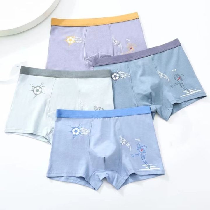 Junior%20High%20School%20Student%20Men's%20Underwear%20Youth%20Pure%20Cotton%20Boxer%20Brief%20Breathable%20Boys%20Boxer%20Briefs%20Male%20High%20School%20Student%20Fashion%20-%20Image%202