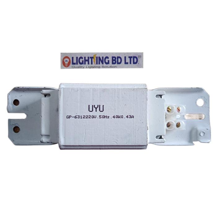 Electronic Ballast 1X40W T8 220V AC 50Hz UYU PRC