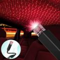 1Pcs Led Car Dome Light Galaxy Projector Night Light Adjustable Usb Decoration Light Car Interior Light Starry Sky Night Light - Table Lamp. 