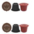 6 Pcs Refillable Reusable Espresso Capsule for Nespresso Coffee Machine Reusable Capsule Refill Empty Capsule.