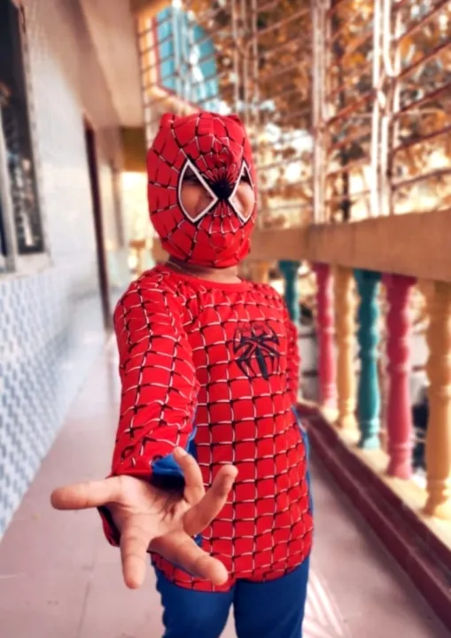 Spiderman%20Dress%20Costume%20For%20Kids%20Baby%20Dress%20-%20Image%205
