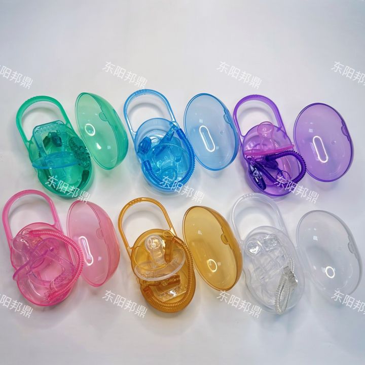 Silica%20gel%20children's%20pacifier,%20protective%20storage%20box,%20chain%20BABY%20Chain%20CHUSNI%20/%20Teether%20CN%20-1pcs%20-%20Image%202