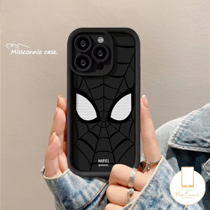 MissConnie%20Cool%20Cartoon%20Spider-Man%20Phone%20Cover%20Compatible%20For%20IPhone%20Air%2017%2016%2013%2011%2015%2014%2012%20Pro%20Max%207Plus%20X%20XR%207%206%2015%208%206S%20Plus%20XS%20MAX%20SE%202020%20Trend%20Brand%20Anime%20Marvel%20Angel%20Eyes%20Shockproof%20Soft%20Case%20-%20Image%202