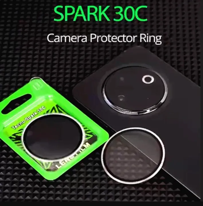 For Tecno Spark 30C Camera Lens Protector Drop Protection Tempered Glass Camera Cover Protector Accessories
