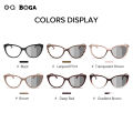 OQ BOGA 12 Styles Unisex Fashion Photochromic Anti UV Sunglasses Proof Blue Light Proof Radiation Cat Eye Frame Computer Glasses. 