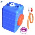Drinking Water Container Portable Food Grade for Garden Barbecue Car Driving blue colour 55 catties. 