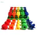 30Pcs Tall Stackers Peg Board Fine Motor Skills Occupational Therapy Games. 