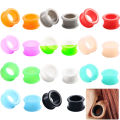 Alisouy 3-25mm Silicone Ear Plugs And Tunnels Piercing Expander Piercing Tunnel Ear Tunnels Stretchers Plug oreille Ear Gauges. 