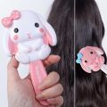 Cute Cartoon Rabbit Air Cushion Comb Children Girl‘s Plastic Scalp Massage Comb Mini Anti-frizz Hair Styling Brush. 
