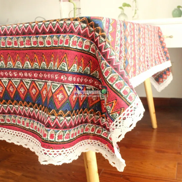 Wholesale%20Southeast%20Asian%20Ethnic%20Style%20Cotton%20Linen%20Tablecloth%20Bohemian%20Style%20Table%20Cloth%20Vintage%20Yunnan%20Lijiang%20Folk%20Tea%20-%20Image%204