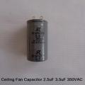 Ceiling Fan Capacitor 2.5uF 3.5uF 350VAC Capacitor Industrial Electric Fan Capacitor 50Hz 60Hz Electrical Circuitry & Parts.
