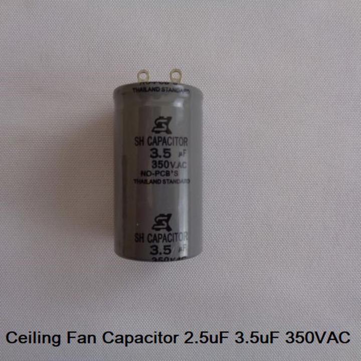 Ceiling Fan Capacitor 2.5uF 3.5uF 350VAC Capacitor Industrial Electric Fan Capacitor 50Hz 60Hz Electrical Circuitry & Parts