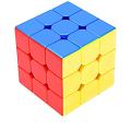 Magic Cube - Stickerless Multi-Color Speed Rubix Cube.