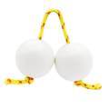 2 Pair ABS Plastic Hand Shaker Sand Balls Music Egg Shaker Party Favors.