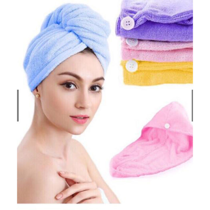 Girl's%20Hair%20Drying%20Hat%20Quick-dry%20Hair%20Towel%20Cap%20Hat%20Bath%20Hat%20Microfiber%20Solid%20Towel%20Cap%20Super%20Absorption%20Turban%20Hair%20Dry%20Cap%20-%20Image%203