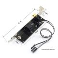 24Bit 192KHz Optical Fiber Coaxial Daughter Card Set Kit SPDIF OUT for Universal Computer Motherboard Digital 5.1 Sound Card AC3 Set Kit. 