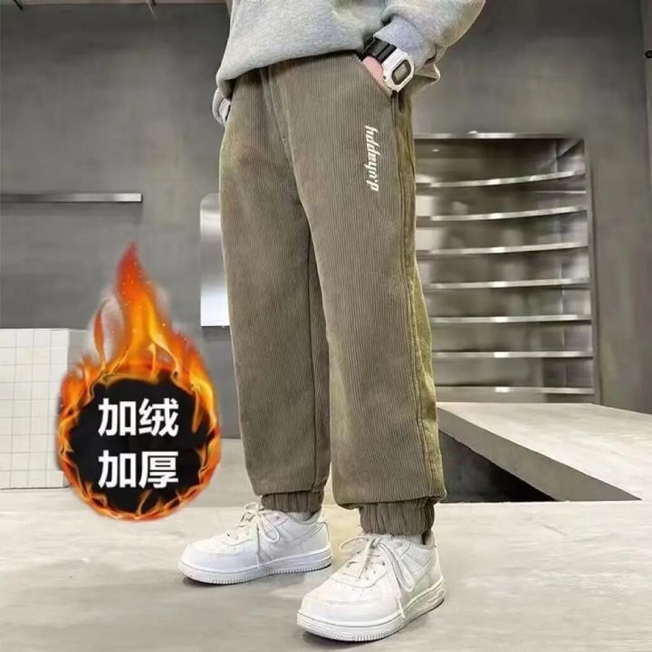 2023%20Autumn%20and%20Winter%20Boys'%20New%20Fashion%20Solid%20Color%20Thickened%20Loose%20Versatile%20Sports%20Pants%20Casual%20Comfort%20Versatile%20Pants%20-%20Image%205