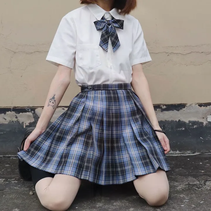 Women%20Purple%20Black%20Y2K%20Pleated%20Plaid%20Skirt%20Glir%20High%20Waist%20Mini%20%20Skirts%20Japanese%20School%20Harajuku%20Cosplay%20Anime%20Sailor%20Suit%20-%20Image%205