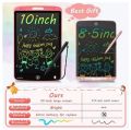 10 inch large colorful screen is brighter and clearer than most LCD writing tablet for boys and Girls.