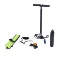 Portable diving tank kit underwater breath device scuba tank diving gear 0.5l mini scuba tank scuba Tank Kit 0.5L 5-10 Minutes Three Layer Filtration Underwater Breathing Diving Tank Kit with Breathing Valve Pressure Gauge Air Pump. 