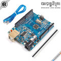 Arduino UNO R3 SMD Chip Version Development board With USB cable and 40Pcs Row Male Header Pin for robotics & automation or Electronics DIY project.. 