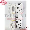 Click Safe Multi Plug 3 Pin multiplug Socket 4 Port 15 Feet 1500w Cable power extension cord.10A ,15 feet Cable . Click Multi plug Premium White Extension . - Multi Plug. 