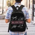 Kpop Jennie Black-Pink Travel Laptop Backpack Bookbag Casual Daypack College School Computer Bag for Women Men. 
