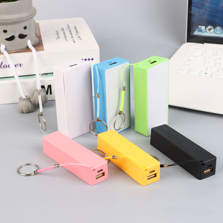 Mobile Power Bank Charger Battery Pack For Case DIY Box Protable Colorful Stroage Box Taotai