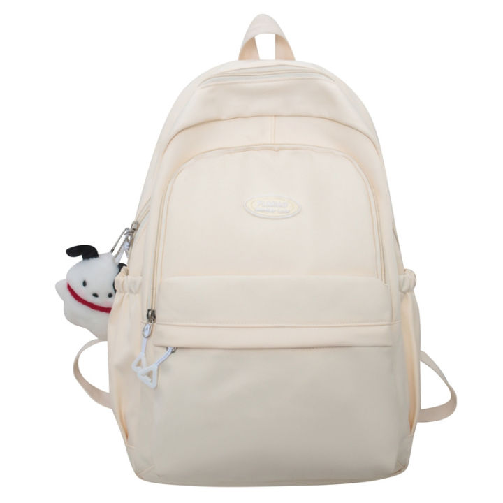 Niche%20simple%20backpack,%20female%20college%20student,%20junior%20high%20school%20student,%20girl,%20Japanese%20bubble%20lattice,%20high-value%20cream%20school%20bag%20-%20Image%205