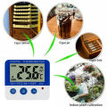 GC Led Fridge Freezer Digital Thermometers ℃/℉ Temperature Humidity Meter With Led Indicator Alarm Function color:White.